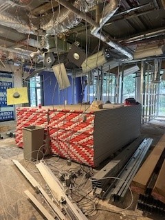 Stack of building materials